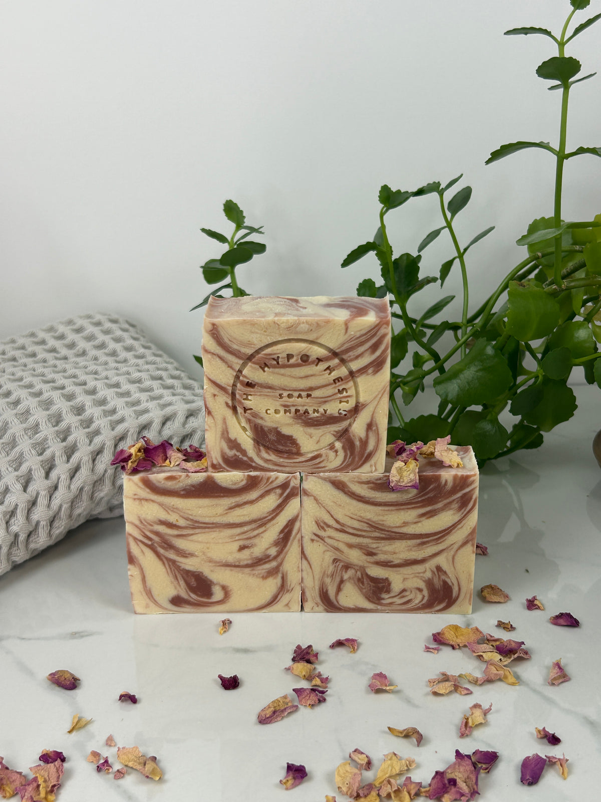 Rose Swirl Milk Soap
